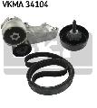 Zestaw paska klinowego wielorowkowego do Forda, VKMA 34104, SKF w ofercie sklepu e-autoparts.pl 